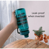 Fashion Drinking Water Bottle 600/800/1000ML Plastic Tea Coffee Cup Large Capacity Water Cup Outdoors