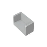 10Pcs 23969 Panel 1X2X1 Rounded Corner 2Sides Building Blocks MOC Accessories Compatible with Brick Children Toys