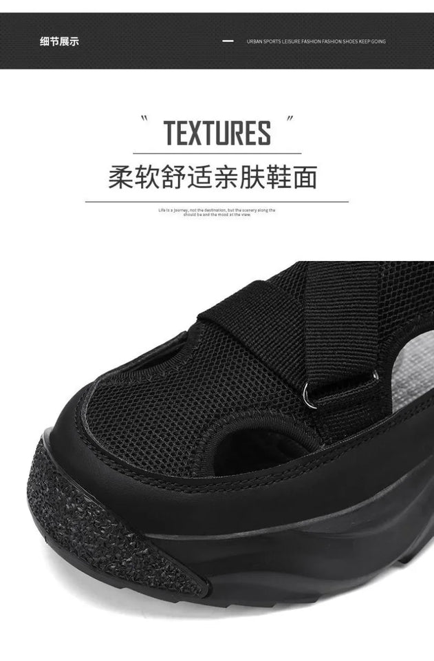 Summer Men's Sandals Fashion Casual Sandals Comfort Beach Sandals for Men Outdoor Non Slip Platform Sandal Breathable Sandalias