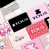 Classic Jewelry Logo T-Tous Animation Keyboard Mat Table Mat Students Gabinete PC Gamer Desktop Mouse Pad For PC Computer Table