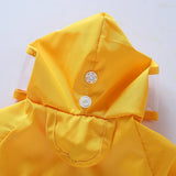 Fashionable Reflective Pet Dog Raincoat Cute Animal Raincoat Pet Hooded Waterproof Jacket Clothes Dog Clothes for Big Dogs