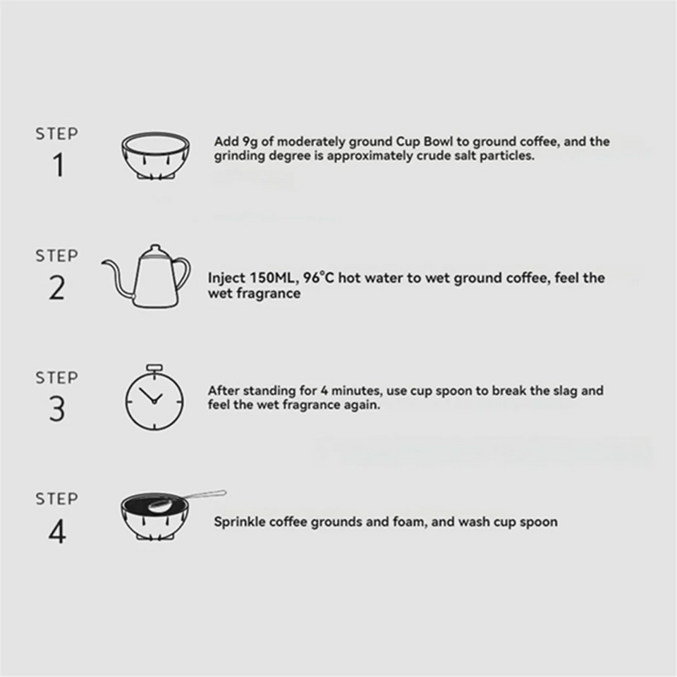 Hot sale Coffee Cupping Bowls 200ml for 12g Coffee Grinds&200g Boiling Water Stackable Coffee Bowls for Coffee Enthusiasts 12PCS