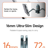 XILETU COBONE Dual-sided Magnetic Phone Stand|Slim Foldable Magsafe 1/4" Mount for iPhone 17-13 Vlog Travel Selfie Live Tripod