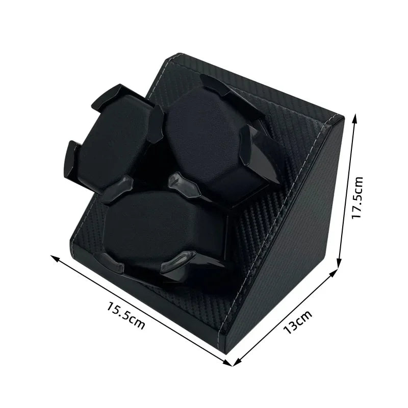 FRUCASE Watch Winder for automatic watches automatic winder for 3 watches 2 Rotation Modes Storage Case Memory Cotton