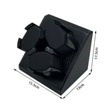 FRUCASE Watch Winder for automatic watches automatic winder for 3 watches 2 Rotation Modes Storage Case Memory Cotton