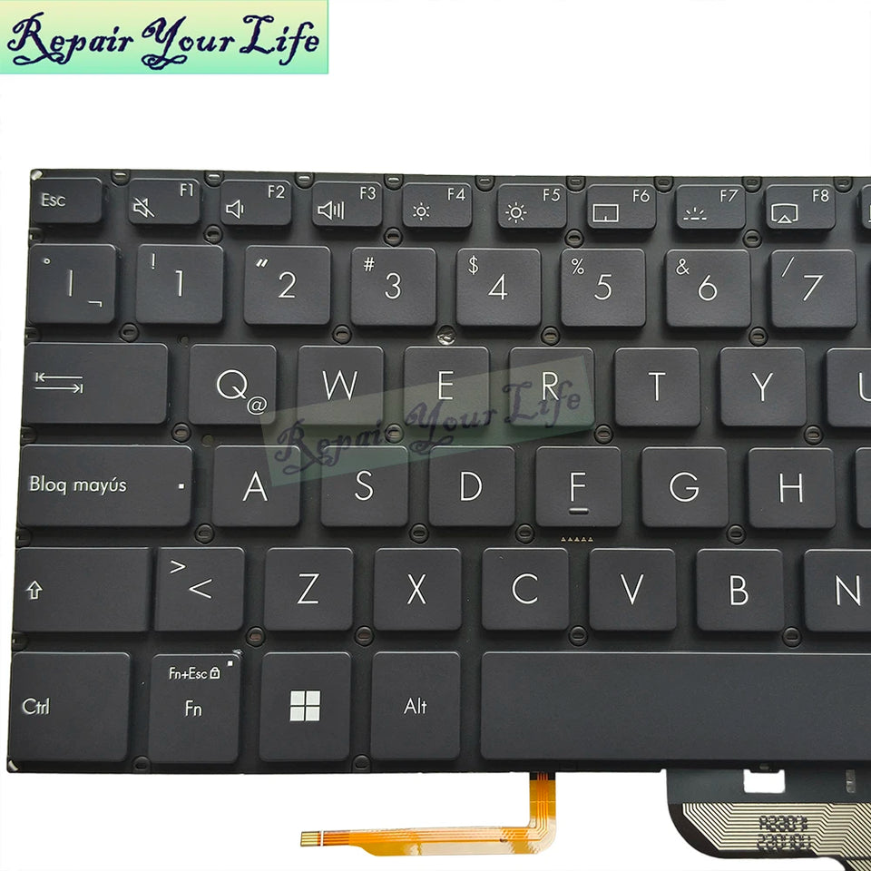 US UI Latin Backlight Keyboard For ASUS ExpertBook B1 B1500 B1500C P1450 P1450CBA BW450 PX555C B1500CEA 0KNX0-5622LA00 5123UI00