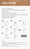 Foldable Portable Coffee Machine American Drip Pour Coffee Maker Travel Electric Automatic Brew Coffee Tea Home Office Appliance