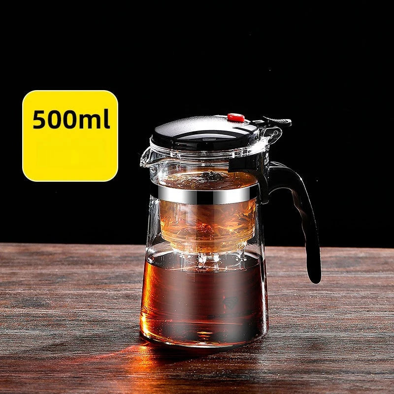 Tea cups, tea separation filters, tea brewers, household glass tea sets, cup sets, elegant cups, teapots