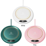 USB Coffee Mug Warmer with 3 Temperature Settings Smart Cup Warmer Electric Beverage Warmer for Hot Coffee Tea and Milk
