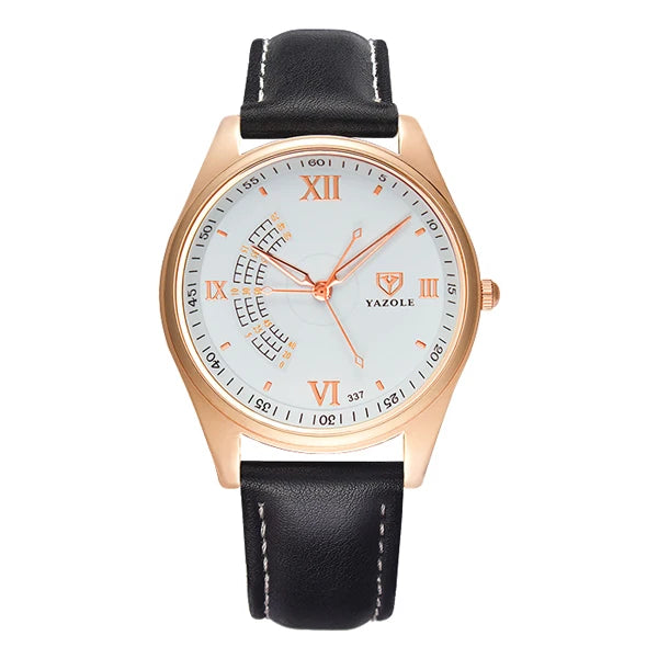 New Business Men's Wristwatch Clock Fashion Casual Leather Sport Man Watch Top Brand Luxury Quartz Watches for Men montre homme