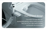 Bidet Attachment Ultra-Slim Toilet Seat Attachment Dual Nozzle Bidet Adjustable Water Pressure Non-Electric Ass Sprayer
