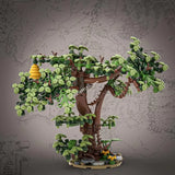 New 241PCS Scenes European Medieval Street View Middle Earth Lord Oak Tree Model Moc Diy Creative Ideas Kids Toys Custom Puzzles