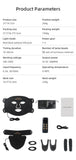 4 Colors Silicone LED Face Mask LED Red Light Photon Infrared Therapy Flexible Facial Mask Repair Skin Brighten Skin Tone