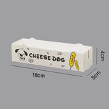 100pcs/lot Hot Dog Packaging Box Sausage Snack Food Boat Boxes Disposable Party Food Serving Tray Catering Takeaway Paper Box