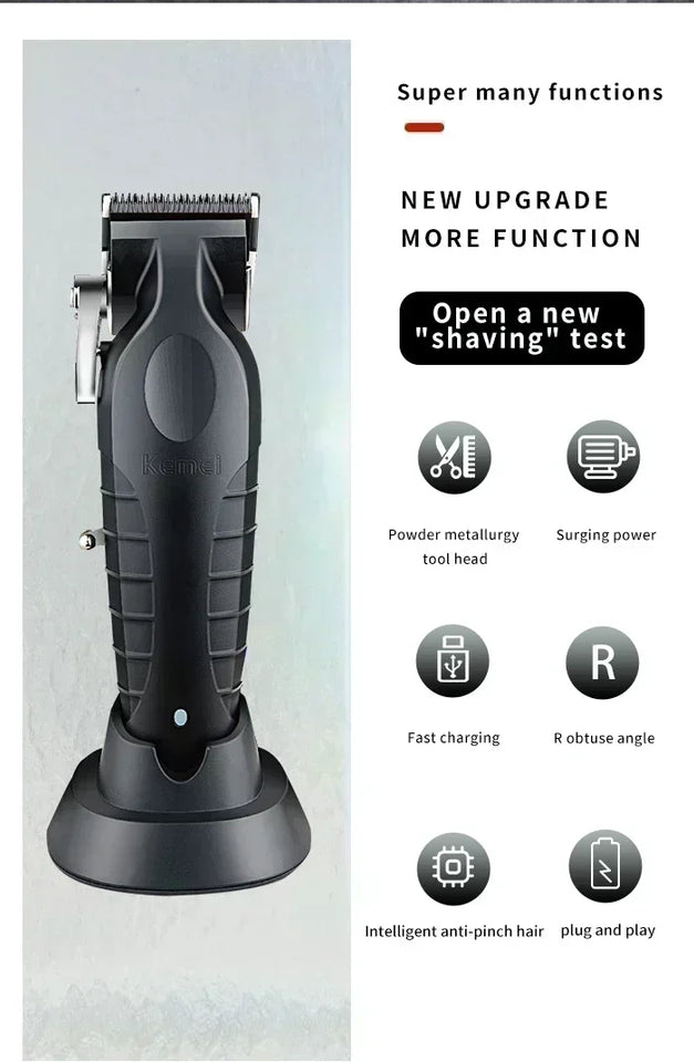 Kemei Electric Hair Clipper Kit Men's Hair Trimmer Machine Professional Hair Cutting Machine Clipper KM-2296 KM-2299 KM-1102