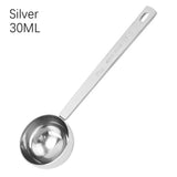 High-quality Stainless Steel Measuring Spoon Blending Thicken Coffee Scoop 5/10/15/20/30ML Powder Spoon Coffee