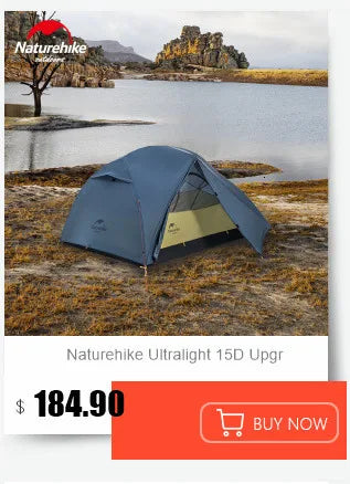 Naturehike 2025 New CloudUP Base Tent Outdoor Single and Double Hiking Lightweight Equipment Overnight Tent
