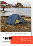 Naturehike 2025 New CloudUP Base Tent Outdoor Single and Double Hiking Lightweight Equipment Overnight Tent