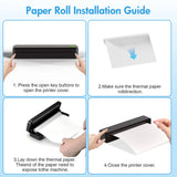 Portable Printers Wireless Inkless Thermal A4 Label Maker US Letter/A4/A5/B5 Android iOS Phone & Laptop For Travel Office School