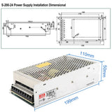 Linear Rail Kit Sliding Table Ball Screw Module Slide Stage 50-300mm Stroke Nema23 Stepper Motor 1.2Nm Power Supply Driver CNC