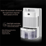 2 in 1 Dehumidifier and Air Purifier Moisture Absorber Household Mute Bedroom Basement Remote Control Timing External Water Pipe