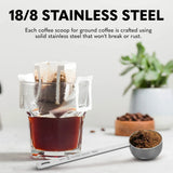 1PC Stainless Steel Coffee Bean Scoop 15/30ML Measuring Scoop Weighing Powdered Milk Coffee Powder Spoon Kitchen Accessories