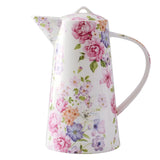 1200ML, real bone china water jug, porcelain water pitcher, carafe and glass set, ceramic tea pot, water jar for kitchen, coffee