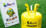 Balloonee Standard Disposable Helium Tank 7.5 Cu Ft - 30 Assorted Latex Balloons Pump Kit for Home Birthday Party Celebrations