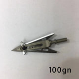 3pcs Hunting Broadhead 100gn-150gn ArrowHead Arrows Points for Compound Recurve Traditional Bow Crossbow Hunting Archery Outdoor