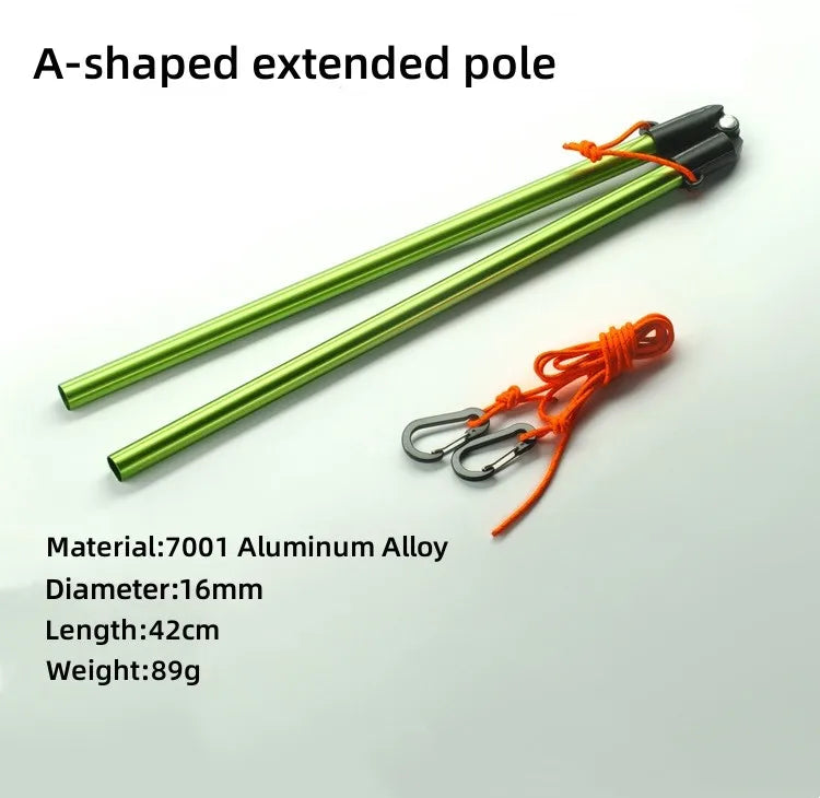Knot Hufu1 Outdoor Camping Pyramind Tent Lightweight 20D Double Silicone Hiking Traveling Backpack 1P-2P Octagonal Tent