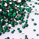 1440Pcs Mix Size Glass Flatback Rhinestone Glitter Crystal AB Round Diamond Non Hotfix Glue On Stone for DIY Nail Art Decoration