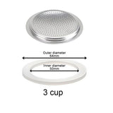 Coffee Rubber Sealing Ring Gasket Washer Gasket Replacenent Cups Rings For Moka Pot Espresso Coffee Makers Kitchen Supplies