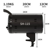SH 115/135W LED COB Video Light Photography Lamp With Tripod Softbox Remote Control Video Light For Skit Video Photography