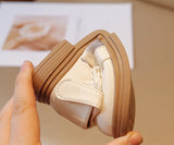 Girl Walking Shoes for Baby Girls Soft Bottom Casual Shoes Spring Autumn Bow Round Toe Princess Dress Soft Sole Non-slip Shoes