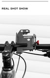ROCKBROS Bike Phone Holder 360° View Bicycle Phone Holder for 4.7-7 inch Mobile Phone Moto Motorcycle Bracket Shockproof Bracket