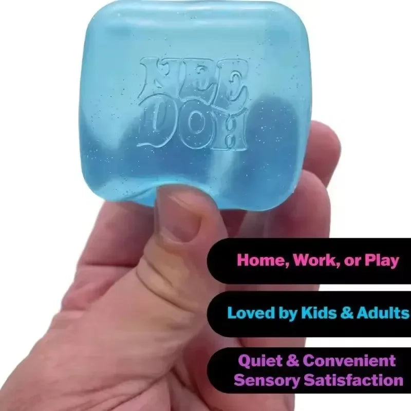 6.18New Squishy Schylling Needoh Nice Cube Sensory Toy Anti-Stress Stress Relief Jigsaw Pressure Relief Souvenir for Kids
