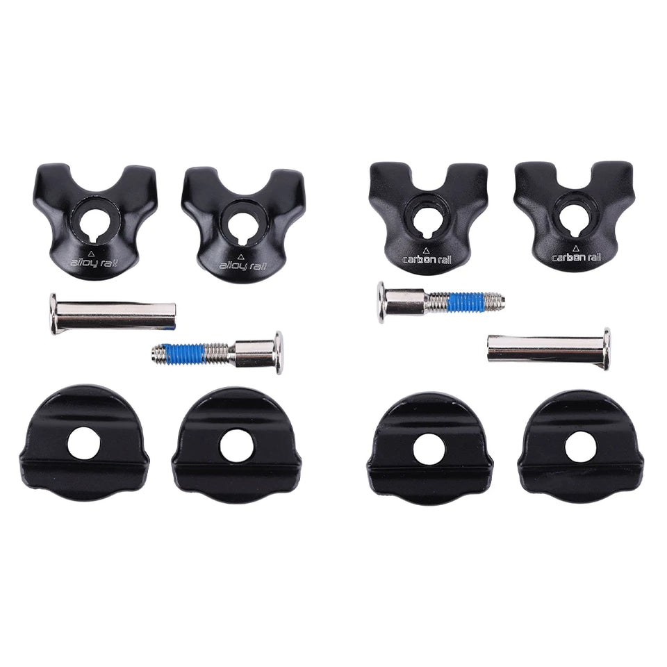 Bike Seatpost Clamp Carbon Rail Cushion Seatpost Clips Bicycle Seatpost Clamp for Oval/Round Clips