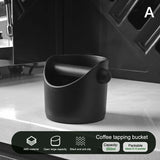 Shock-Absorbent Coffee Knock Box Anti-slip Espresso Dump Bin For Coffee Grounds With Removable Knock Bar Coffee Grind Waste Bin