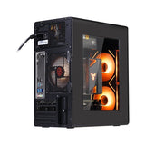 WJCOOLMAN Craftsman Series Small Chassis Home-Type Desktop Computer Supports M-ATX Motherboard - Compact Gaming PC Build