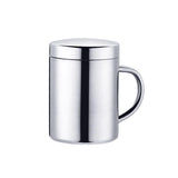400/260/210ML 304 Stainless Steel Coffee Mug Double Insulation Drinking Cup Tea Cup with Lid