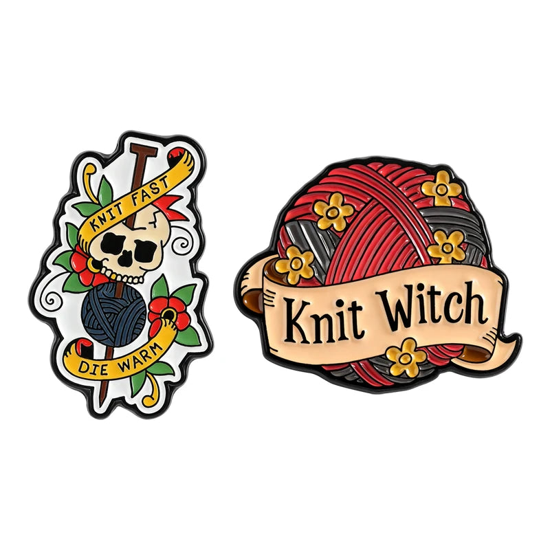 2-6pcs/set Hobby Collection Enamel Pins Reading Book Iced Coffee Knit Brooch Hiking Badges Music Korean Girls Band Jewelry