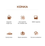 Household small office tea brewing machine Portable Coffee Maker Automatic drip coffee machine