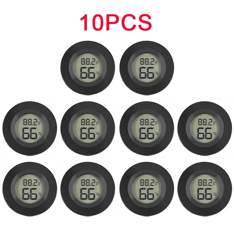 6~10PCS -50~ +70°C Mini Digital Thermometer Hygrometer Fridge Freezer Tester Temperature Tester Sensor Humidity Meter Detector