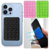 Silicone Suction Phone Holder Mat Multi-functional Suction Cup Phone Stand Square Anti-Slip Single-Sided Case Mount Back Sticker