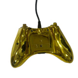 Wired Game Controller with Sleek Electroplated Finish – USB Gaming Peripheral, Compatible with Xbox 360 & PC