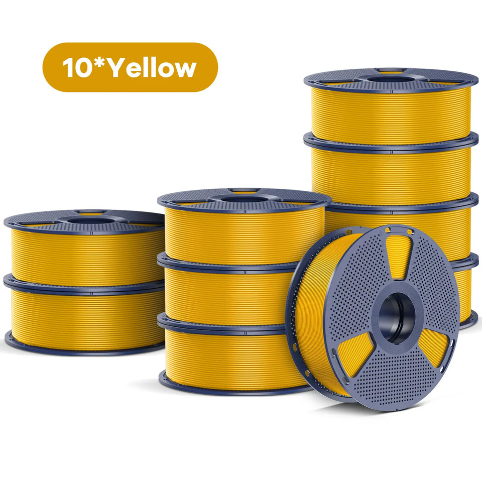 SUNLU Official Filament 10kg PETG filament 1.75mm 1kg/roll 10 Spool 3D Printer Filament PLA/PETG/Silk/ABS/TPU For Bambu Creality