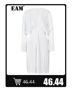 [EAM] Black Irregular Knot Sweatshirt New Stand Collar Long Sleeve Women Big Size Fashion Tide Spring Autumn 2026 1DJ1848