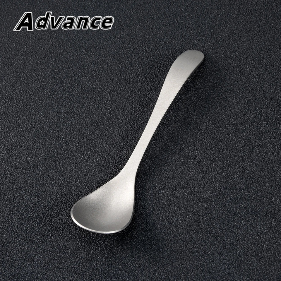 Small Size Titanium Alloy Spoon Outdoor Camping Coffee Mixing Spoon