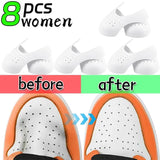 5pairs Crease Protector Shoe Head Stretcher Sneaker Anti Crease Wrinkled Fold Shoe Support Toe Sport Crease Protector Dropship