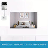 Acrylic bracket is suitable For Eufy S350 surveillance camera bracket, camera wall mounting base bracket, wall sticker/punch